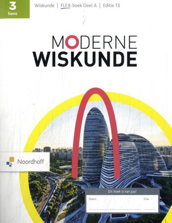 9789001048686 - Moderne Wiskunde ed 13.0 havo 3 FLEX boek A
