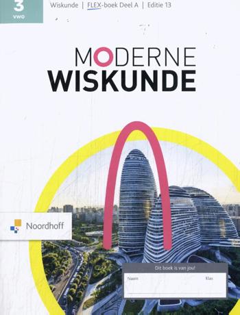 9789001048709 - Moderne Wiskunde ed 13.0 vwo 3 FLEX boek A