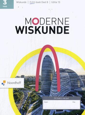 9789001048716 - Moderne Wiskunde ed 13.0 vwo 3 FLEX boek B