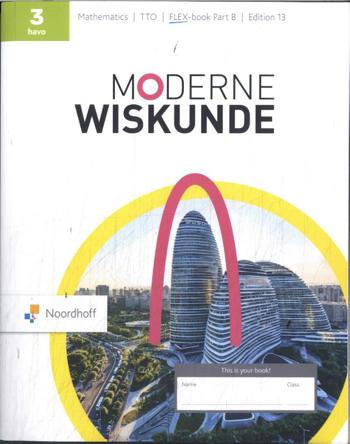 9789001048730 - Moderne Wiskunde ed 13.0 havo English 3 FLEX boek B