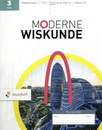 9789001048747 - Moderne Wiskunde ed 13.0 vwo English 3 FLEX boek A