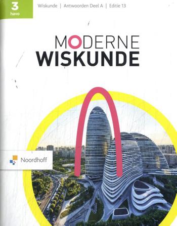 9789001048761 - Moderne wiskunde (ed 13.0) 3h antwoordenboek deel a