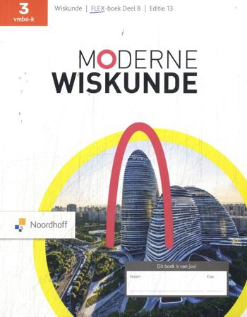9789001052577 - Moderne Wiskunde ed 13.0 vmbo-k 3 FLEX boek B