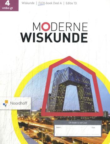 9789001052652 - Moderne Wiskunde ed 13.0 vmbo-gt 4 FLEX boek A