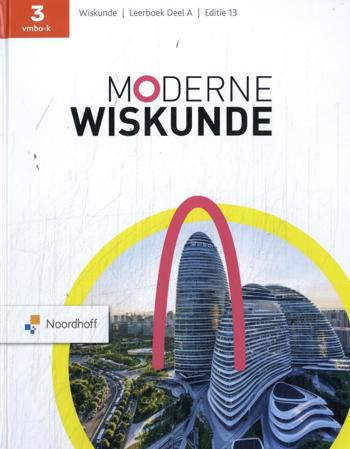 9789001052706 - Moderne wiskunde (ed 13.0) 3 vmbo-k deel a