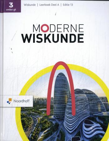 9789001052720 - Moderne wiskunde (ed 13.0) 3 vmbo-gt deel a