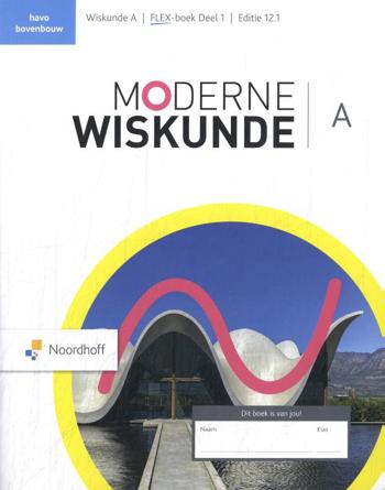 9789001054526 - Moderne Wiskunde ed 12.1 havo A 1 FLEX boek
