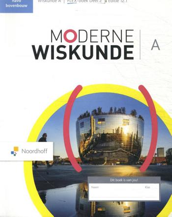 9789001054533 - Moderne Wiskunde ed 12.1 havo A 2 FLEX boek