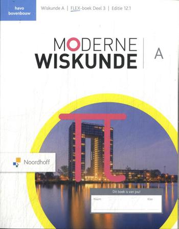 9789001054540 - Moderne Wiskunde ed 12.1 havo A 3 FLEX boek