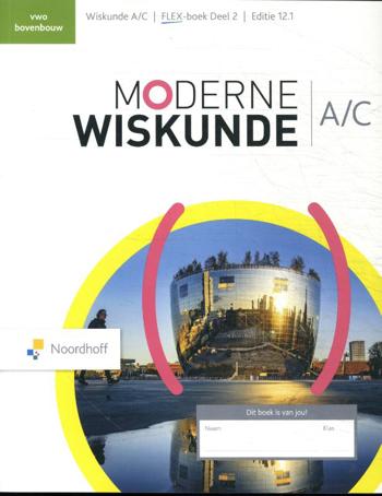 9789001054564 - Moderne Wiskunde ed 12.1 vwo A/C 2 FLEX boek