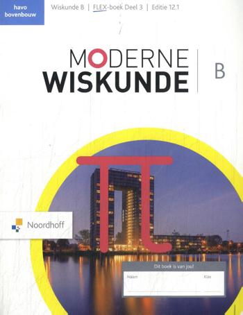9789001054618 - Moderne Wiskunde ed 12.1 havo B 3 FLEX boek