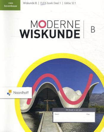 9789001054625 - Moderne Wiskunde ed 12.1 vwo B 1 FLEX boek