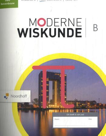 9789001054649 - Moderne Wiskunde ed 12.1 vwo B 3 FLEX boek