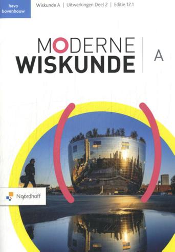 9789001054694 - Moderne wiskunde ed 12.1 wiskunde-a havo uitwerkingen dl 2