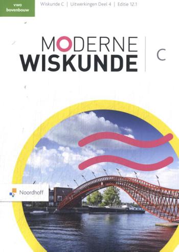 9789001054830 - Moderne wiskunde ed 12.1 wiskunde-c vwo uitwerkingen dl 4