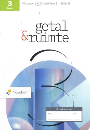 9789001055196 - Getal & Ruimte ed 13.0 havo 3 FLEX boek deel 2