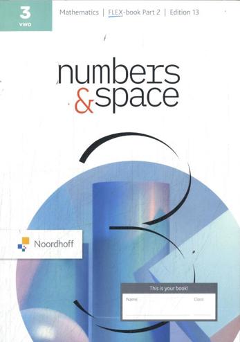 9789001055318 - Numbers & Space ed 13.0 vwo 3 FLEX boek deel 2