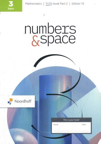 9789001055356 - Numbers & Space ed 13.0 havo 3 FLEX boek deel 2