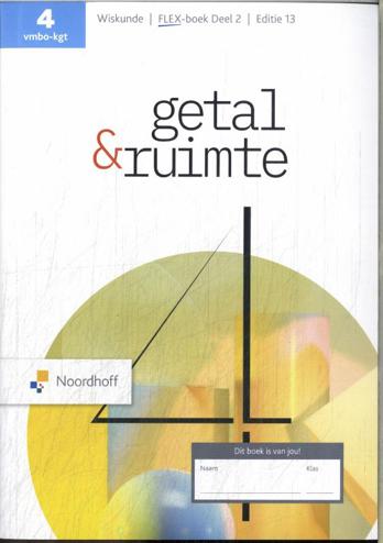 9789001055530 - Getal & Ruimte ed 13.0 vmbo-kgt 4 FLEX boek deel 2