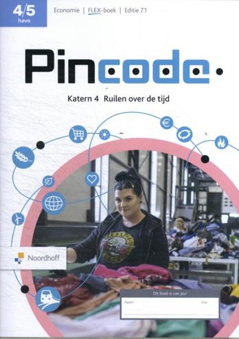 9789001056650 - Pincode ed 7.1 havo katern 4 Ruilen over de Tijd FLEX boek