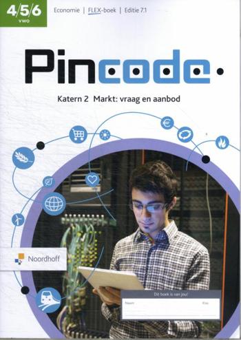 9789001056704 - Pincode ed 7.1 vwo katern 2 Markt: vraag en aanbod FLEX boek