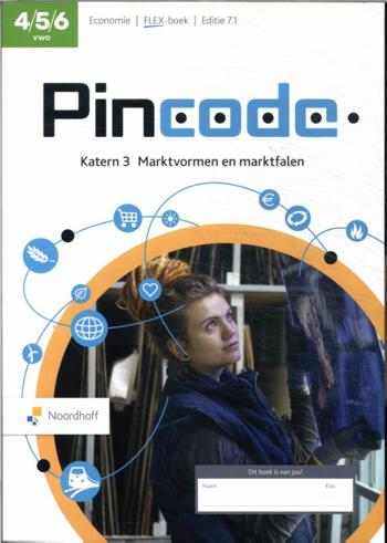 9789001056711 - Pincode ed 7.1 vwo katern 3 Marktvormen en marktfalen FLEX boek