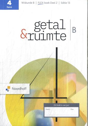 9789001064563 - Getal & Ruimte ed 13.0 havo B 2 FLEX boek