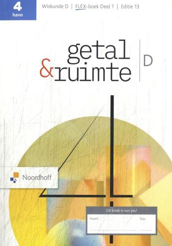 9789001064587 - Getal & Ruimte ed 13.0 havo D 1 FLEX boek