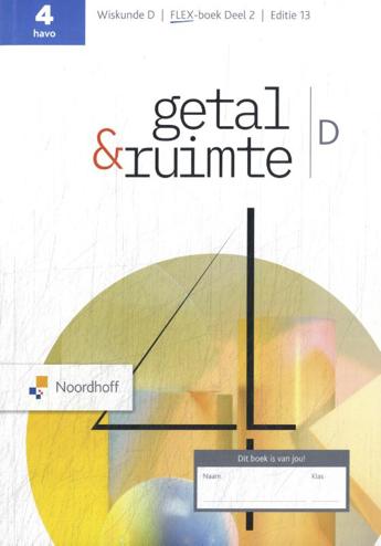 9789001064594 - Getal & Ruimte ed 13.0 havo D 2 FLEX boek