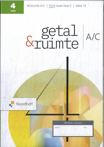 9789001064624 - Getal & Ruimte ed 13.0 vwo A/C 2 FLEX boek