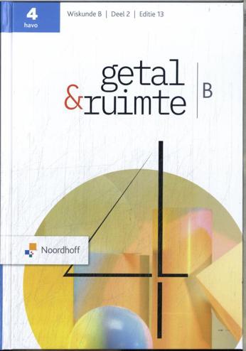 9789001064792 - Getal en ruimte (ed 13.0) wiskunde-b havo 2 leerboek