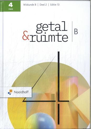 9789001064860 - Getal en ruimte (ed 13.0) wiskunde-b vwo 2 leerboek