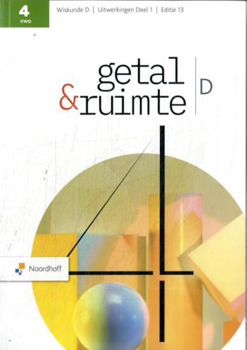 9789001065089 - Getal en ruimte (ed 13.0) wiskunde-d vwo 1 uitwerkingenboek