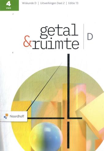 9789001065096 - Getal en ruimte (ed 13.0) wiskunde-d vwo 2 uitwerkingenboek