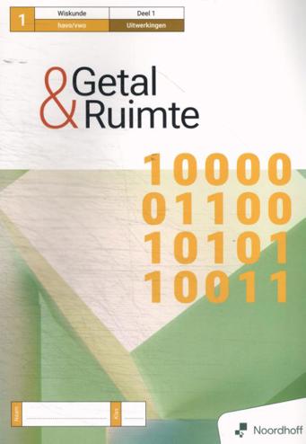 9789001065881 - Getal en ruimte (ed 14.0) 1hv uitwerkingen deel 1