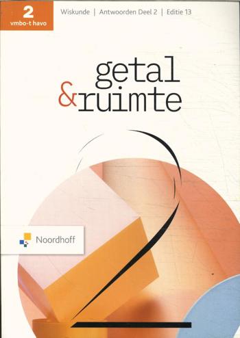 9789001078997 - Getal en ruimte (ed 13.0) 2 vmbo-gt/h antwoorden deel 2