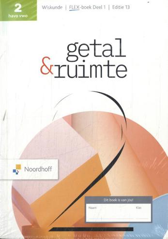 9789001079031 - Getal & Ruimte ed 13.0 havo/vwo 2 FLEX boek 1+2