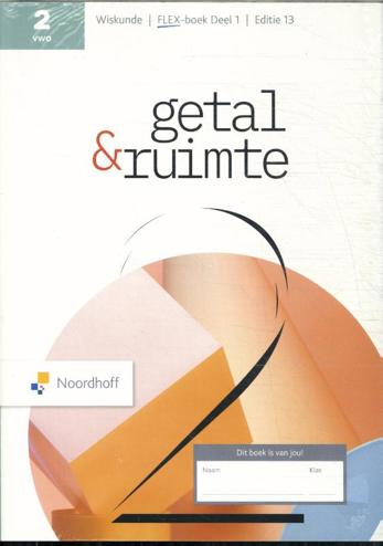 9789001079048 - Getal & Ruimte ed 13.0 vwo 2 FLEX boek 1+2