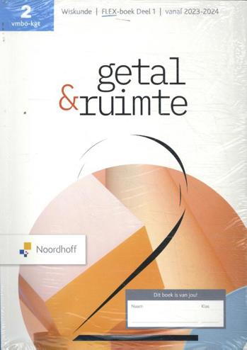 9789001079079 - Getal & Ruimte 13e ed vmbo-kgt 2 FLEX leerboek 1 en 2