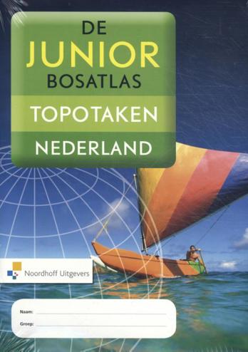 9789001120078 - De junior bosatlas topo taken werkboek Nederland