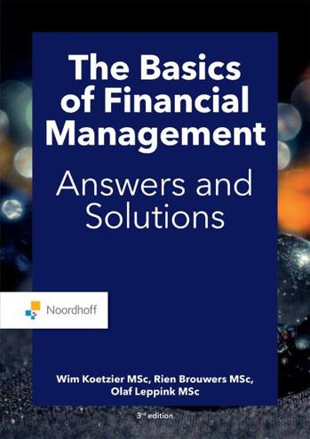 9789001278342 - The basics of financial management-answers and solutions