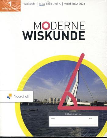9789001299521 - Moderne wiskunde 13e editie 1 vmbo-gt/h deel a + b FLEX leerboek