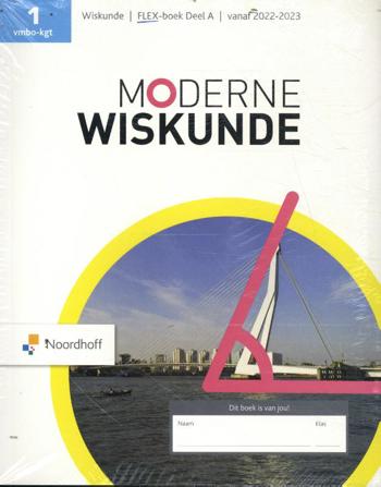 9789001299538 - Moderne wiskunde 13e editie 1 vmbo-kgt deel a + b FLEX leerboek