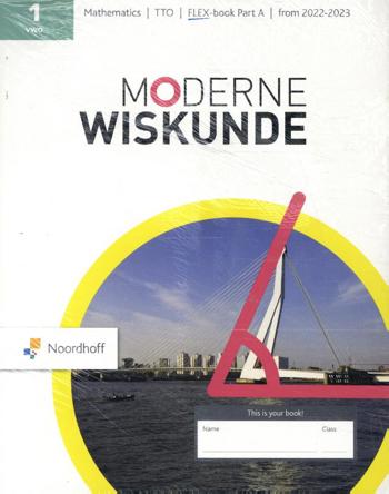 9789001299552 - Modern mathematics 13th edition 1v part a + b FLEX leerboek