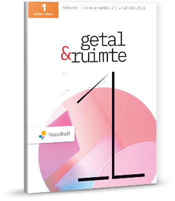 9789001304737 - Getal en ruimte (13e ed) 1 vmbo-gt/h antwoorden deel 2