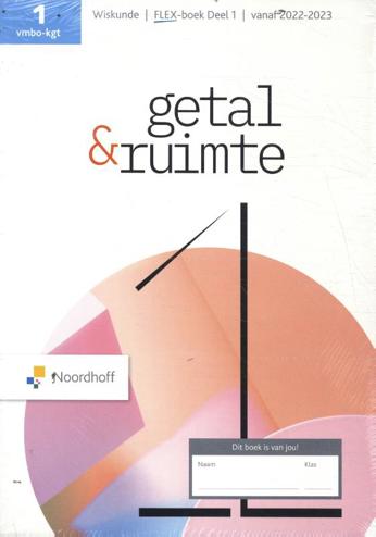 9789001312909 - Getal en ruimte (13e ed) 1 vmbo-kgt FLEX leerboek 1+2
