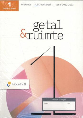 9789001312916 - Getal en ruimte (13e ed) 1 vmbo-gt/h FLEX leerboek 1+2