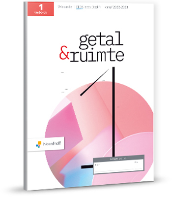 9789001312954 - Getal en ruimte (13e ed) 1 vmbo-bk FLEX boek + online