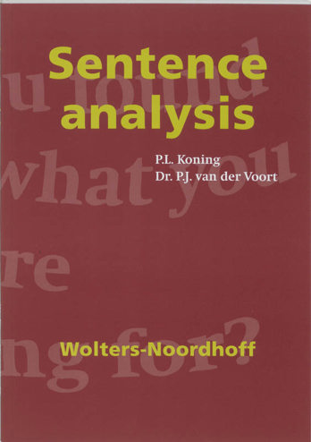 9789001482114 - Sentence Analysis