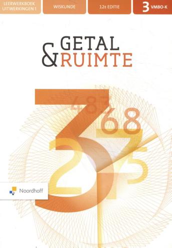 9789001575984 - Getal en ruimte (12e ed) 3 vmbo-k leerwerkbk uitwerking dl 1